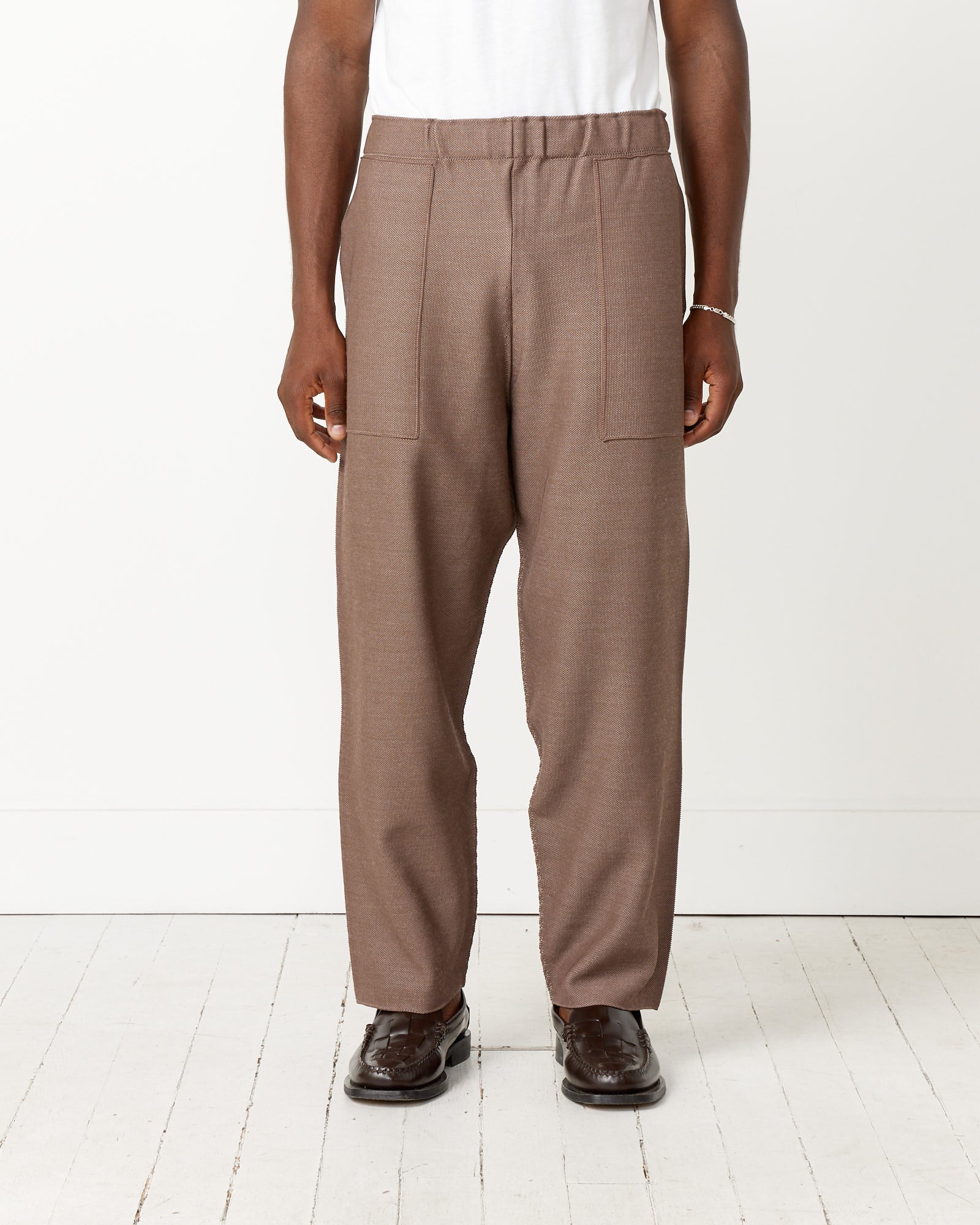 Inlaid Knit Pant