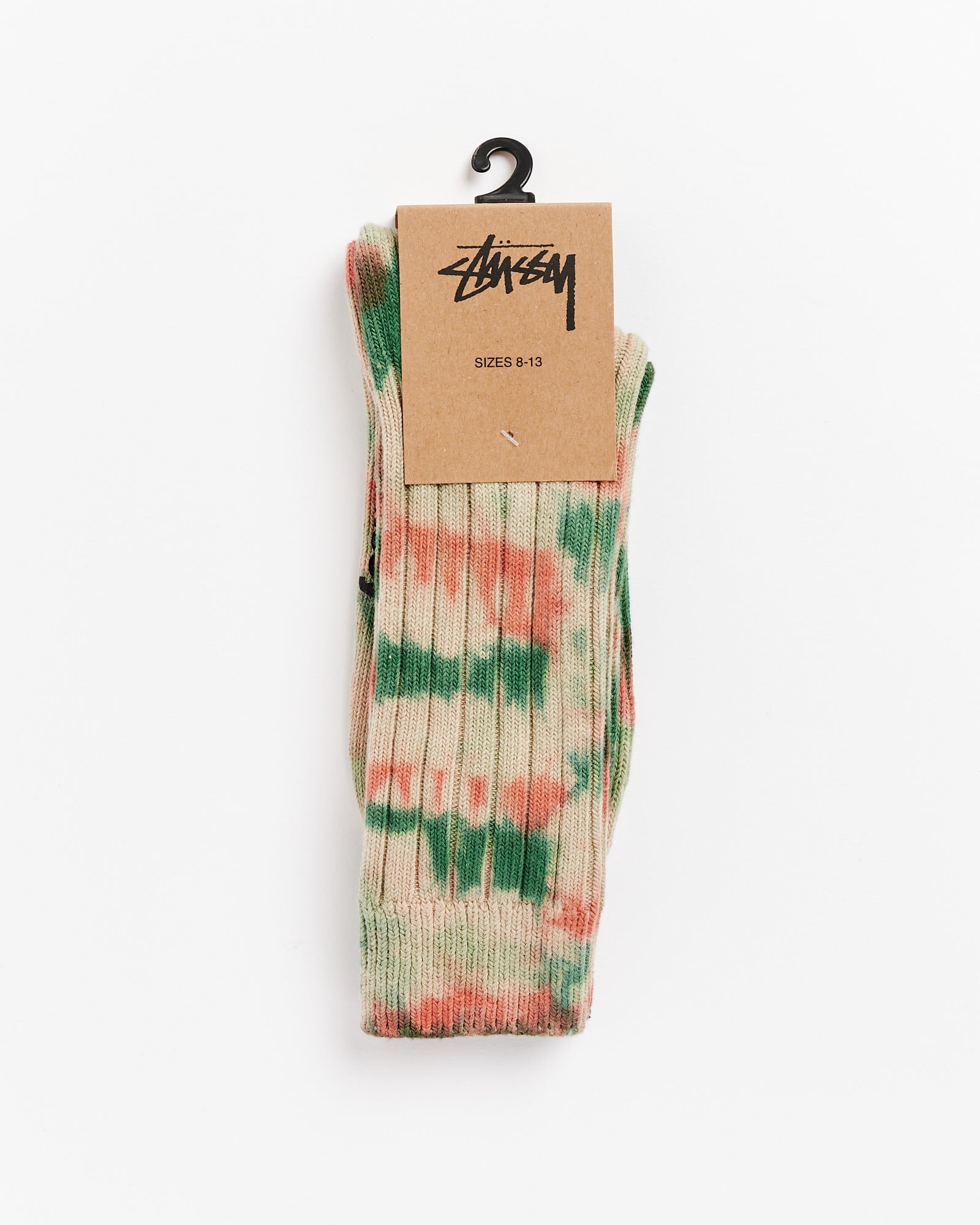 Multi Dyed Ribbed Socks