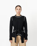 Contrast Stitch Crewneck