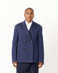 Pinstripe Double-Breasted Jacket