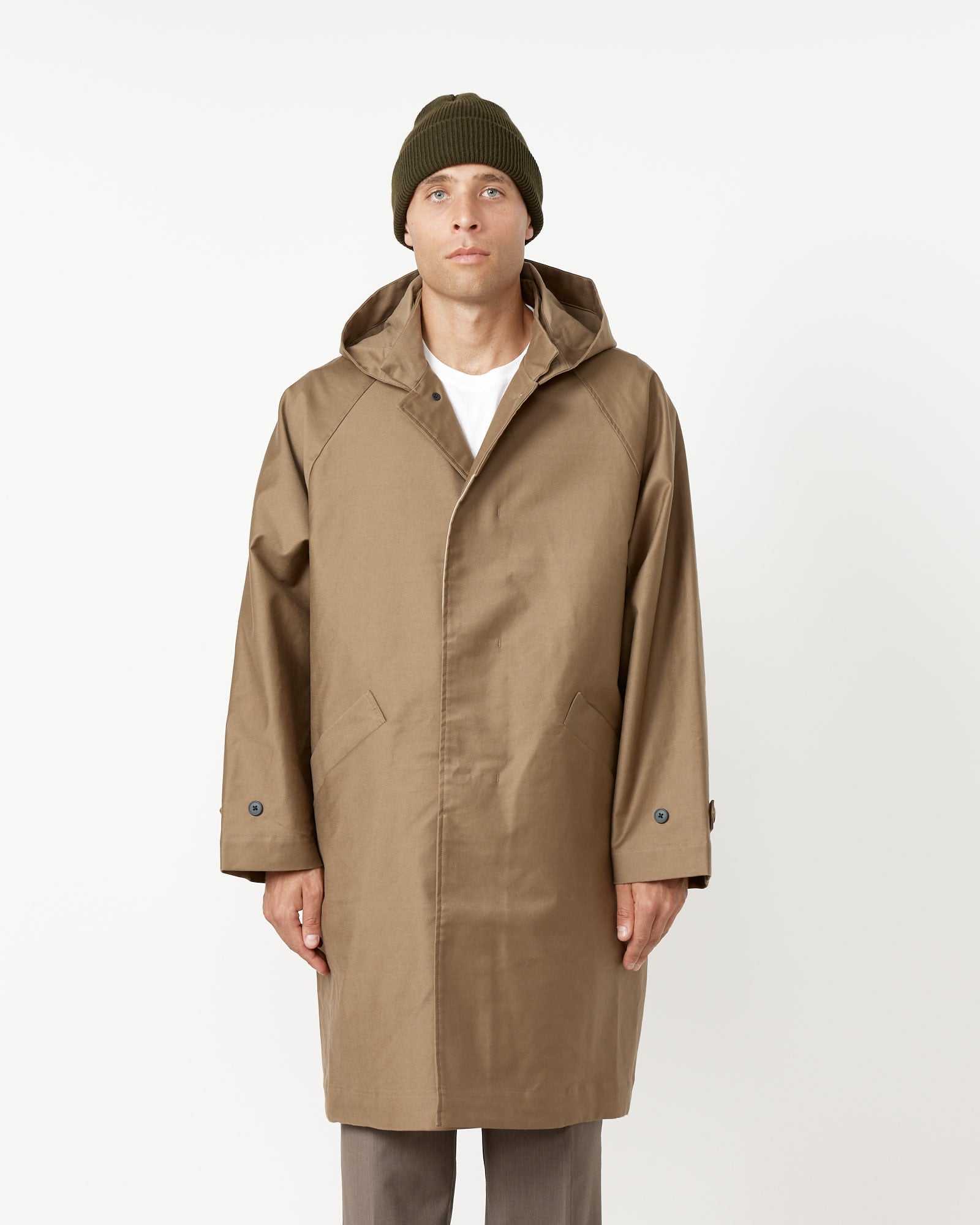 Moleskin Hooded Coat
