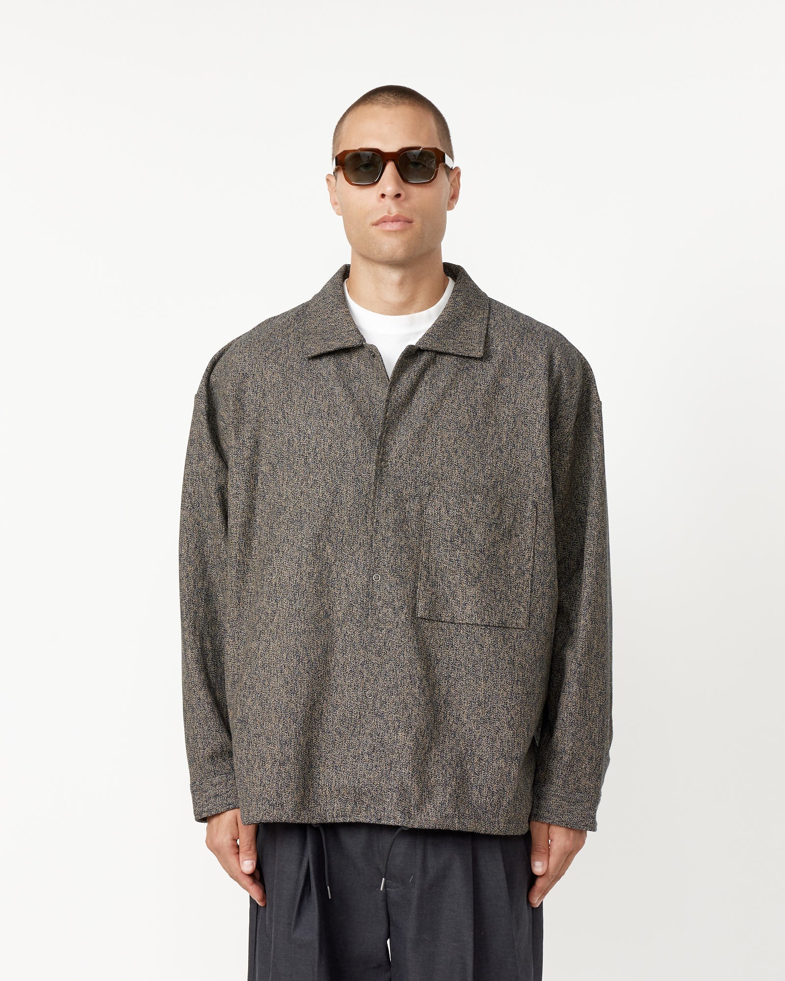 Melange Coach Jacket