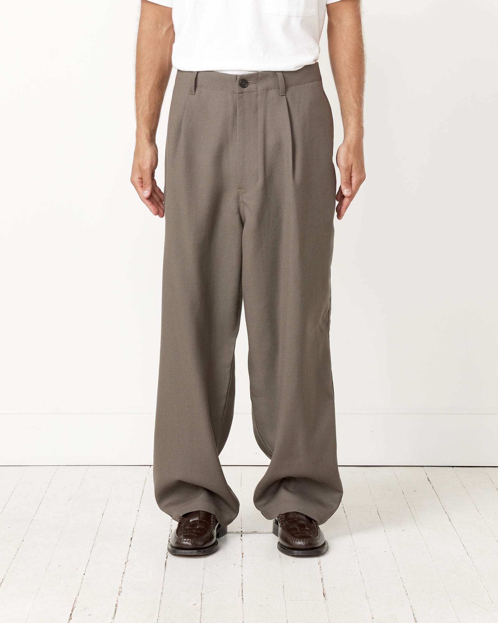 Wide Wool Pant