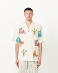 Gond Painting Ronen Shirt in Natural