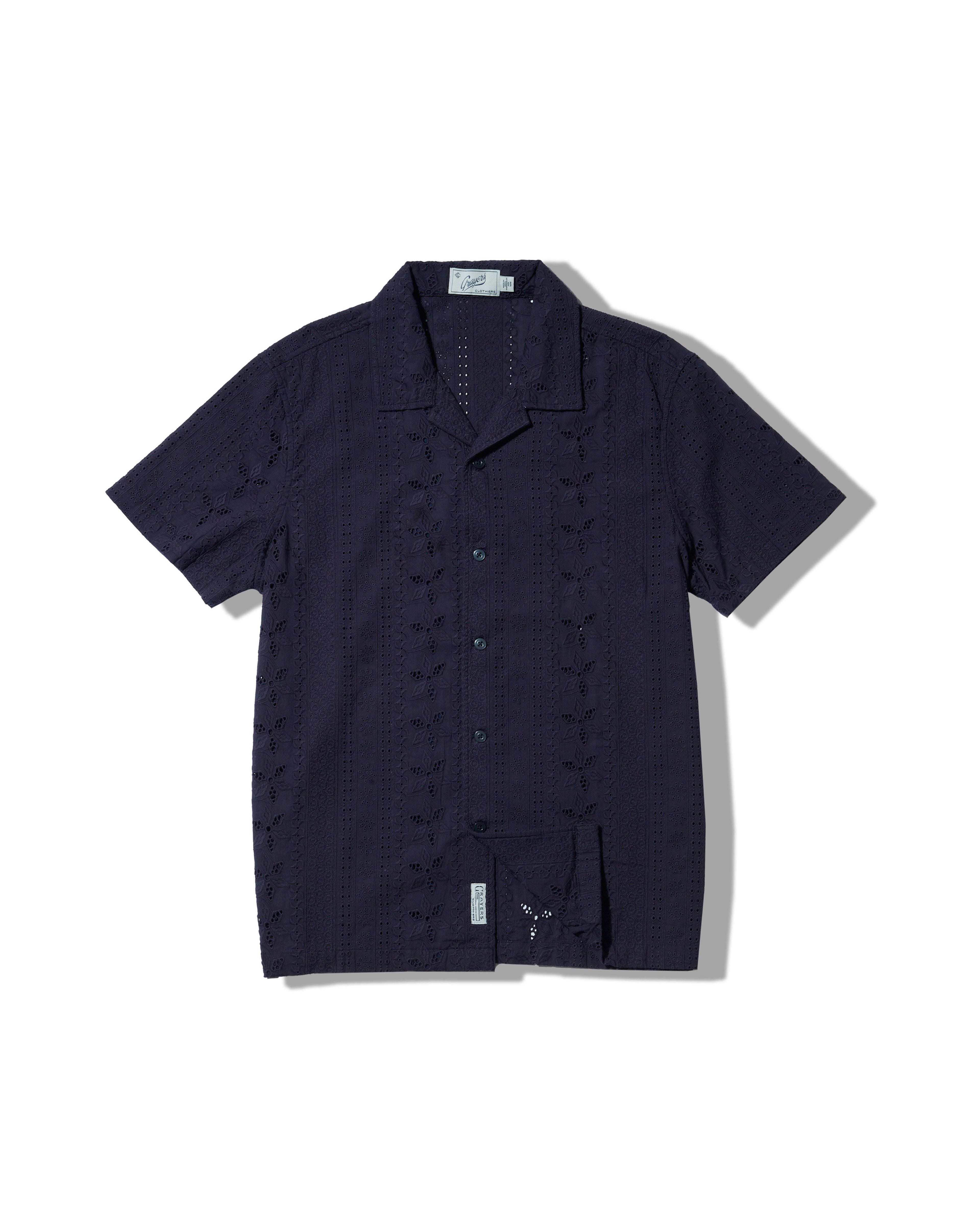 The Resort Embroidered Shirt - Graphite