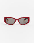 Les Lunettes Gala Sunglasses in Burgundy