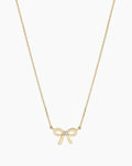 Diamond Put a Bow on it Necklace
