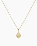 Diamond Beach Charm Necklace