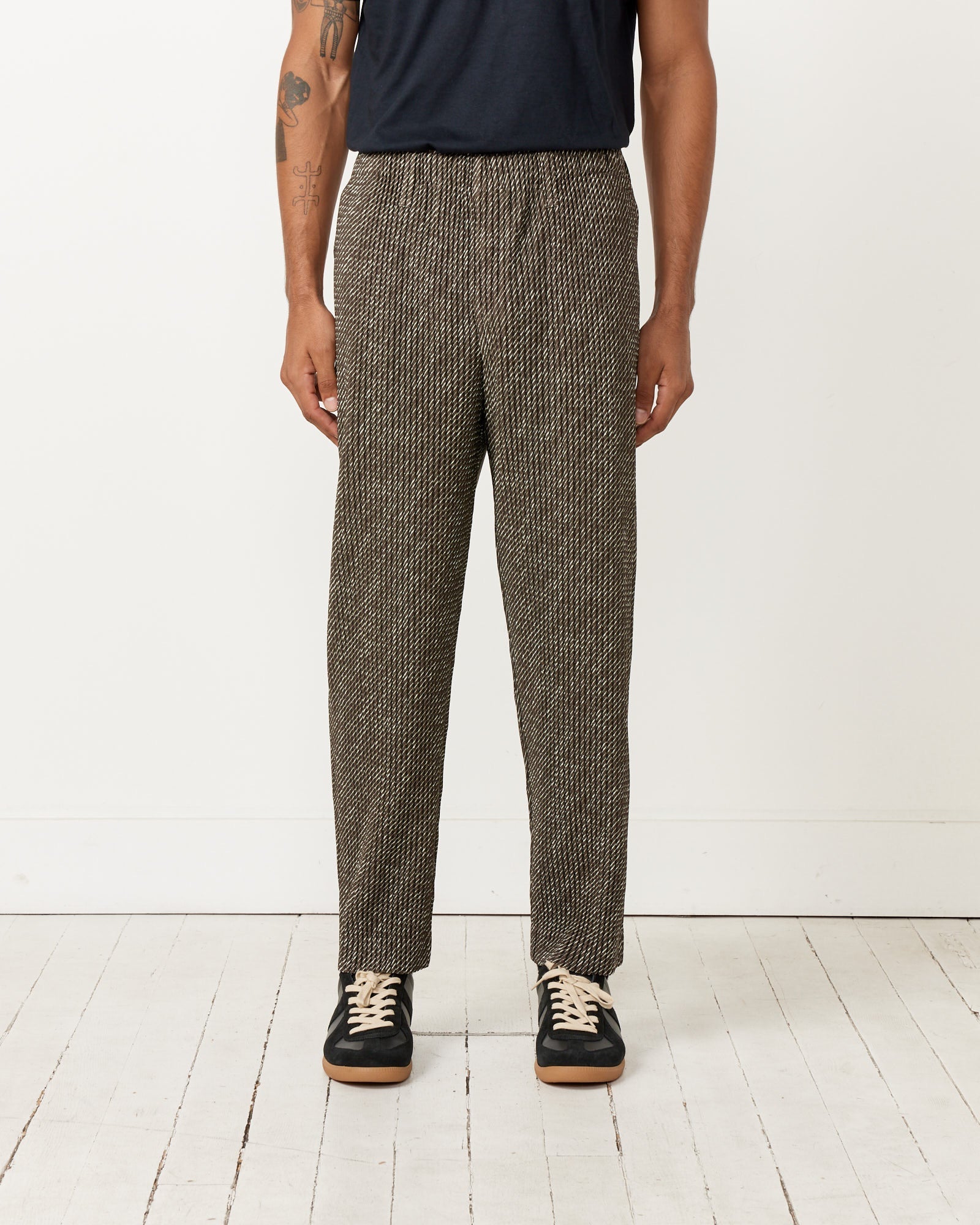 Diagonals Trousers in Brown