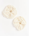 Sheer Cotton Scrunchie in Ivory