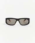 Les Lunettes Pilota Sunglasses in Black