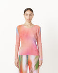 Melty Rib Top in Pink