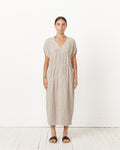Gem Neck Dress in Ash