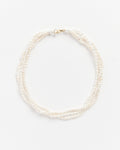 Jula Necklace in Ivory/Gold