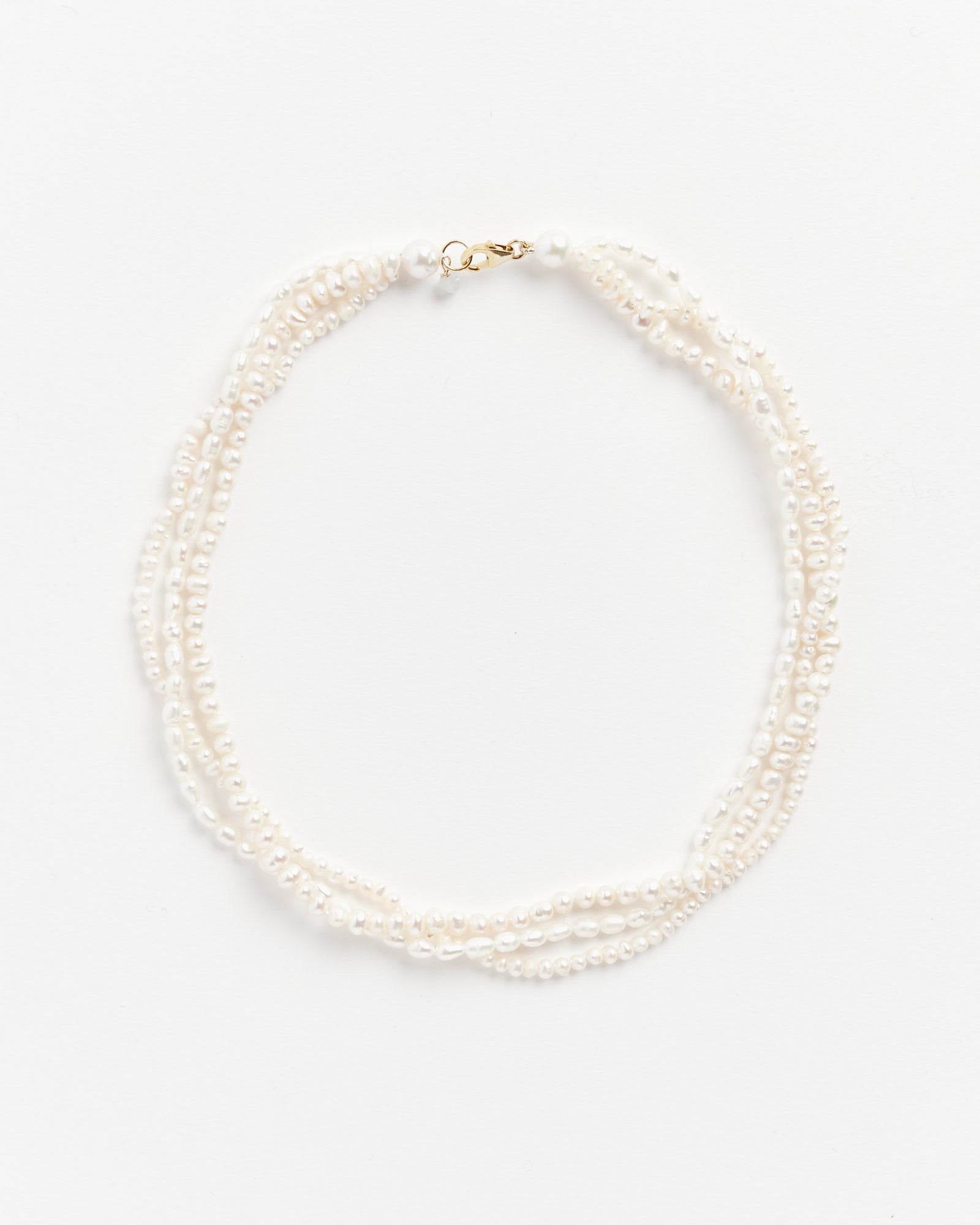 Jula Necklace in Ivory/Gold