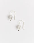 South Sea Mermaid Earrings in White Pearl