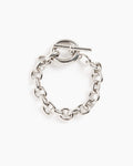 Portrait Bracelet in Platinum Plated Brass