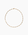 Figaro Chain in 14K Plated Brass