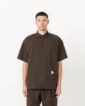 Dry Soft Seersucker Shirt in Khaki