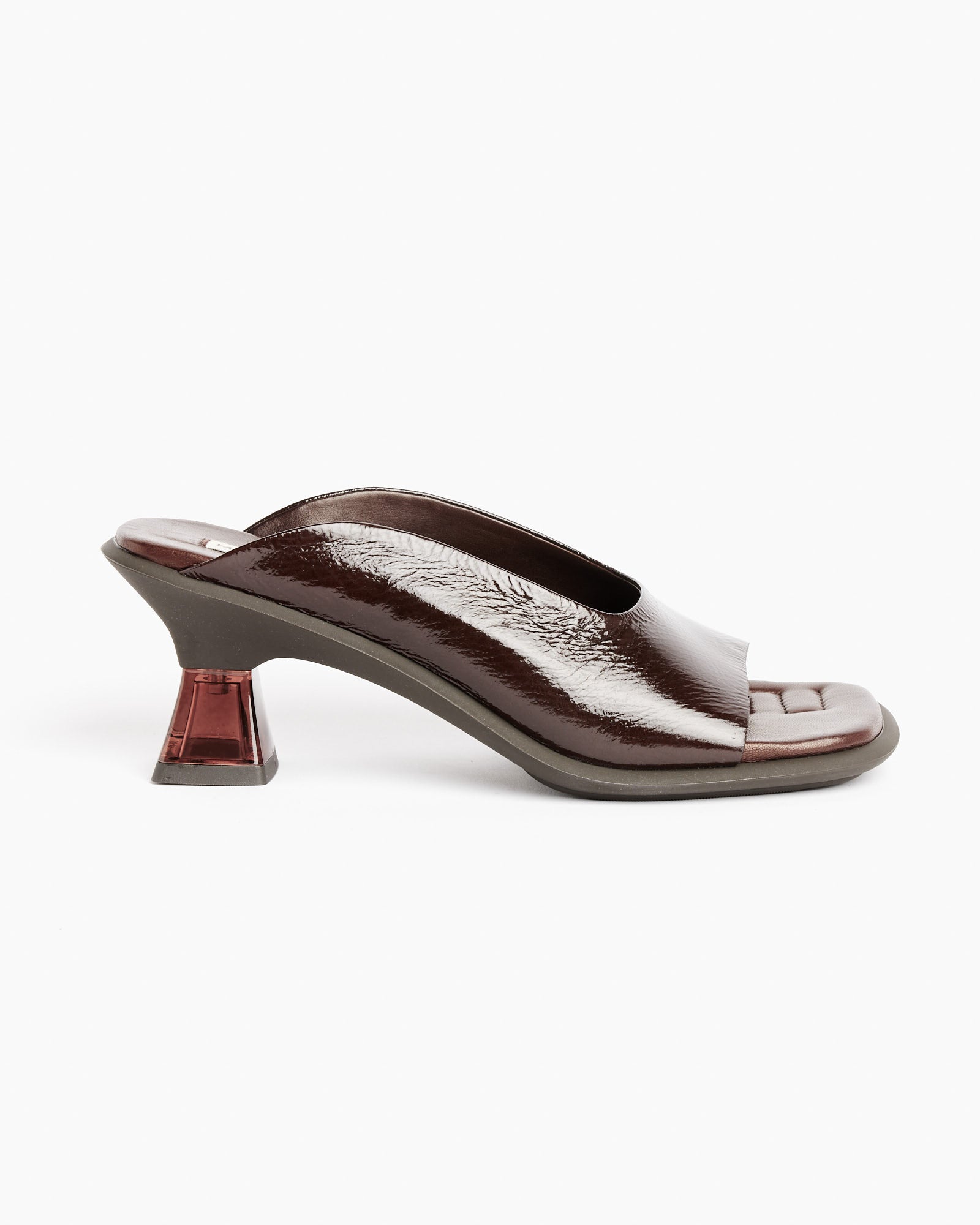 Janaina Mule Sandals in Dark Brown