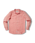 Nantucket Yarn Dyed Linen Shirt - Red