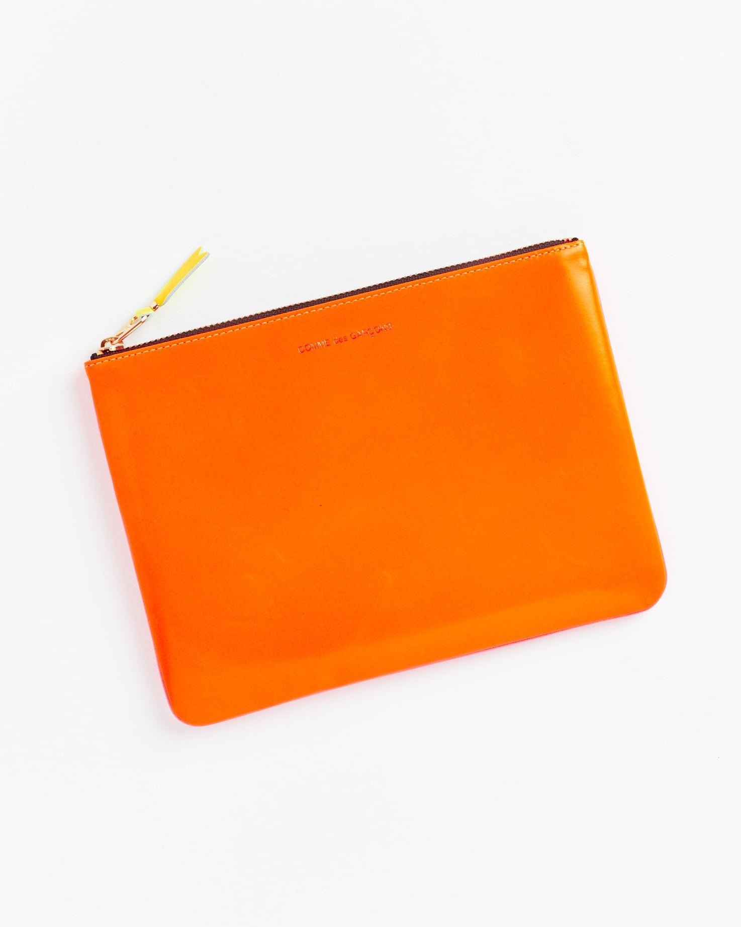 Classic Zip Pouch in Orange/Pink