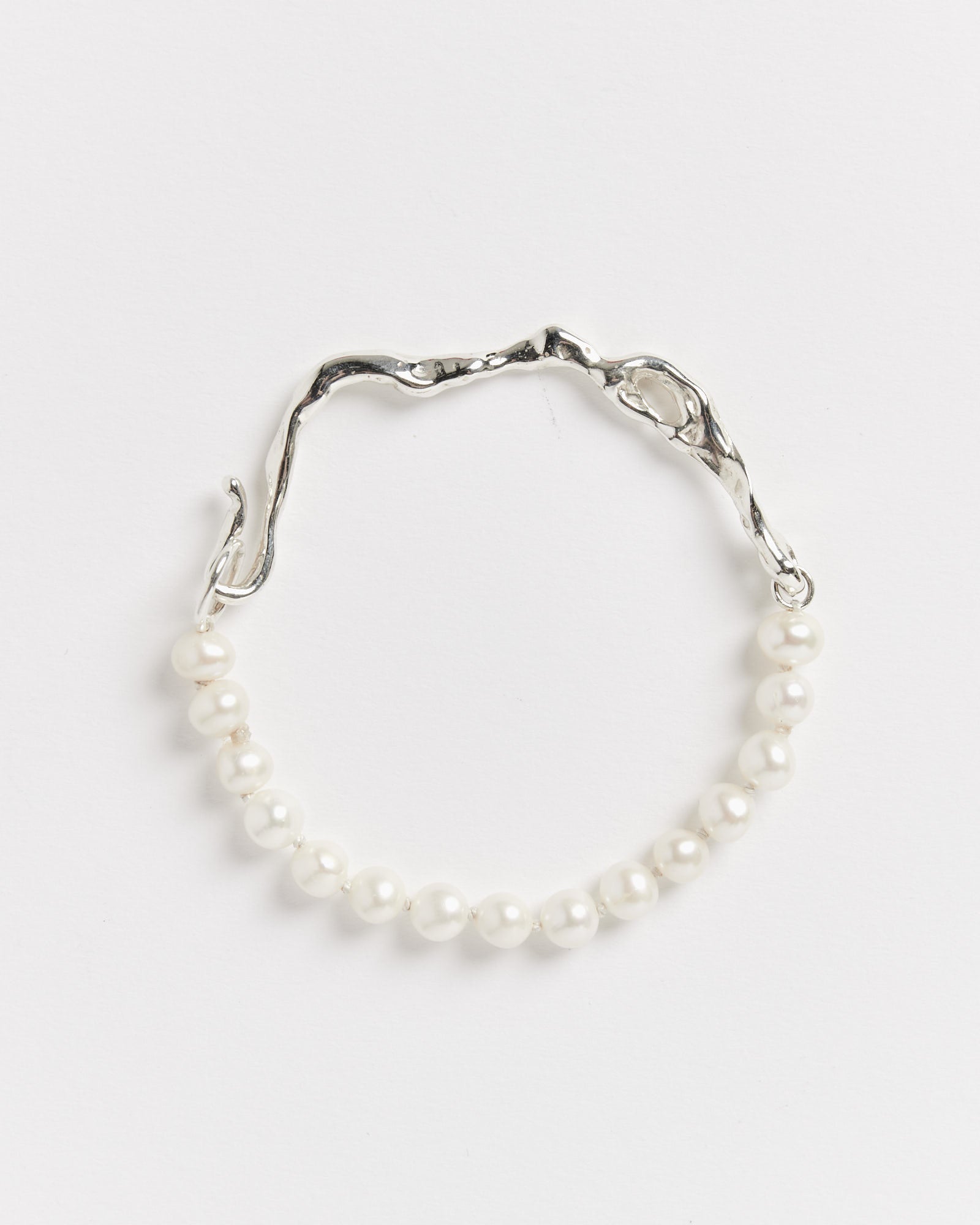 Drip Perla Bracelet in Sterling Silver