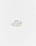 Lava Band Ring in Sterling Silver