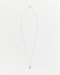 Mini Bamboo Pendant in Silver/Green
