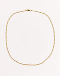 Figaro Chain Necklace in 14k Yellow Gold