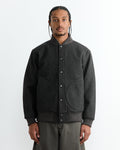 Melton Award Jacket in Black Mix