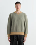 GG Sweat Crewneck in Olive/Ocher