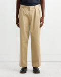 Double Pleat Chino Pant in Khaki