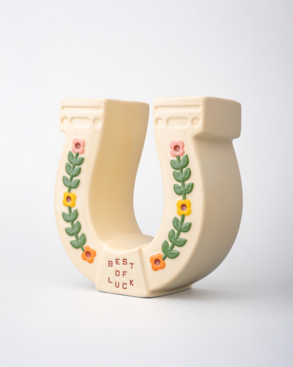 Horseshoe Ceramic Vase