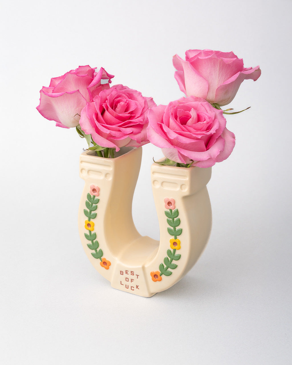 Horseshoe Ceramic Vase