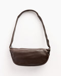 Soft Crescent Bag in Chocolate