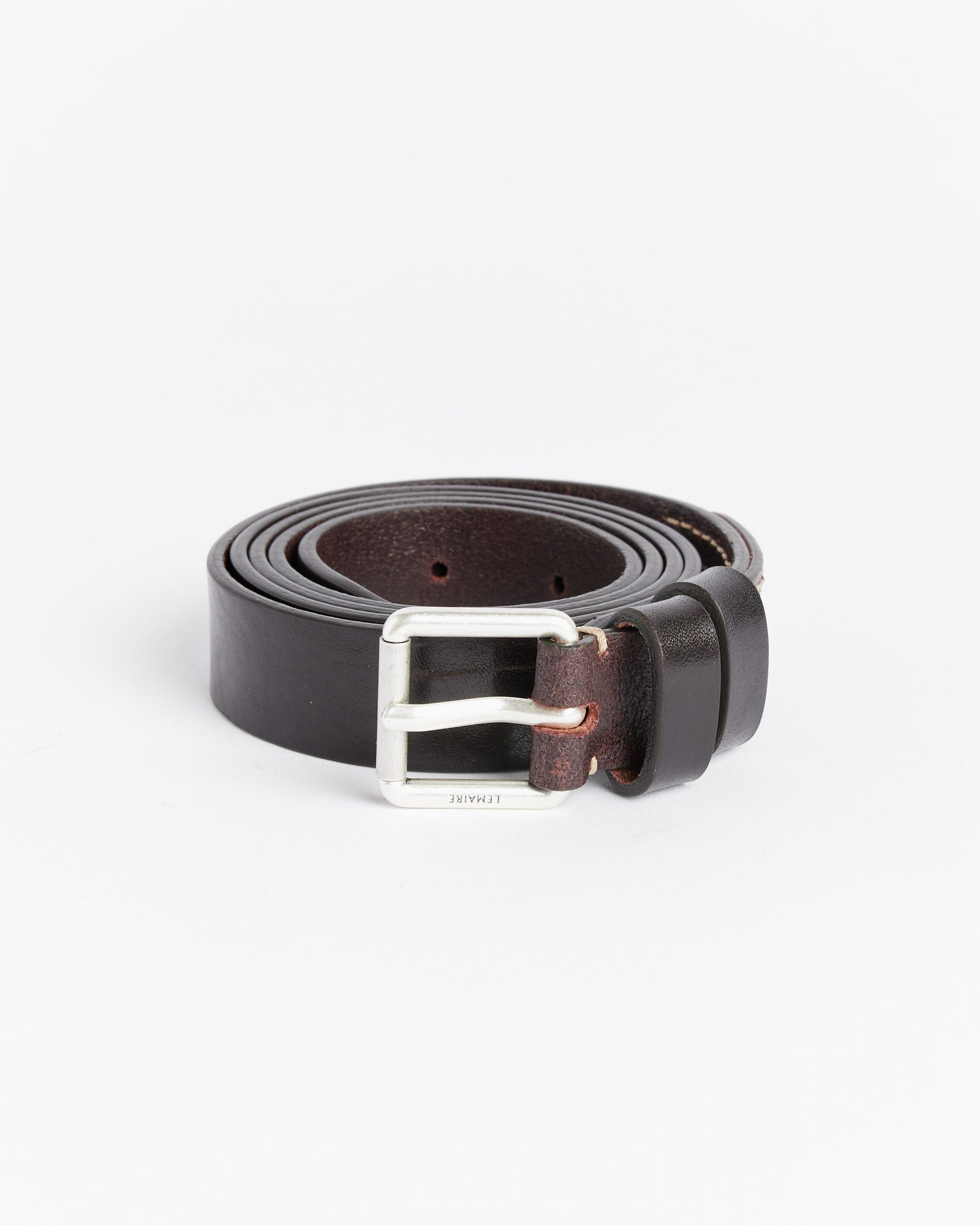 Reversed Belt 25 in Dark Brown