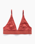 Triangle Bra in Burned Red