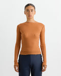 Vein Top in Dre Orange