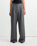 Loose Pleated Pant in Taupe