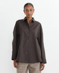 Cocoon Shirt in Dark Brown