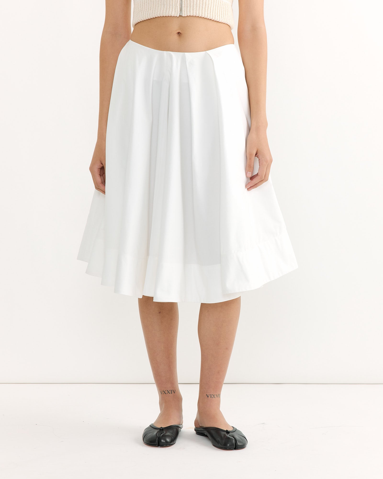 Le Jupe Salon Skirt in White