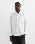 Common Shirt in Fancy White Stripe