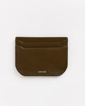 Calepin Card Holder in Khaki Moss