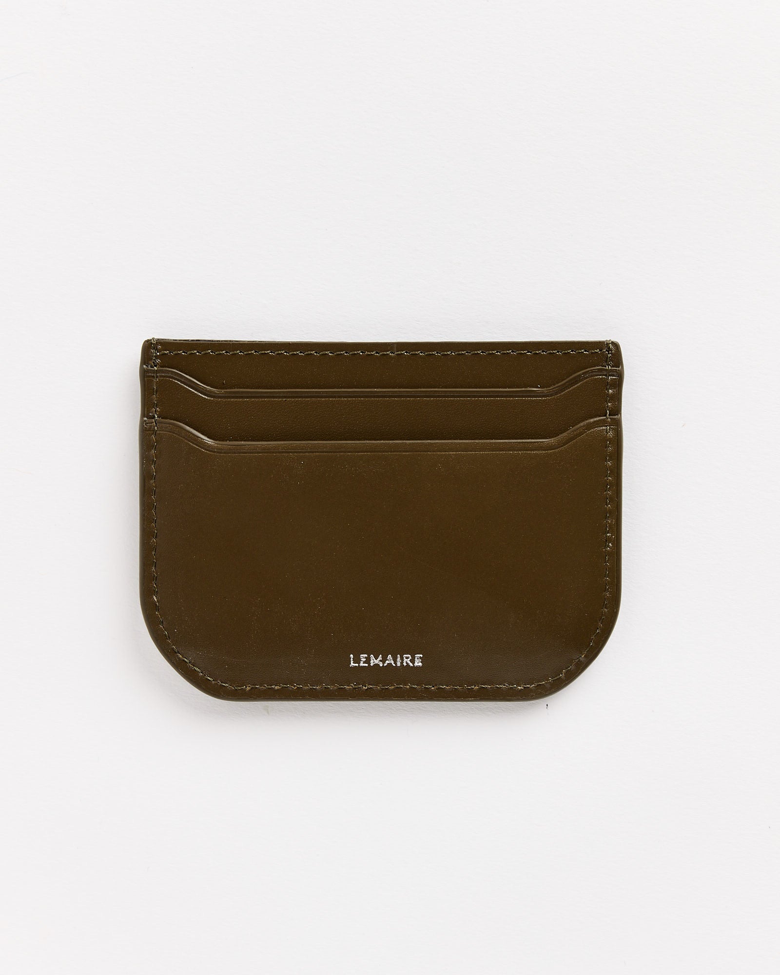 Calepin Card Holder in Khaki Moss