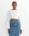 Le Haut Casaco Top in White