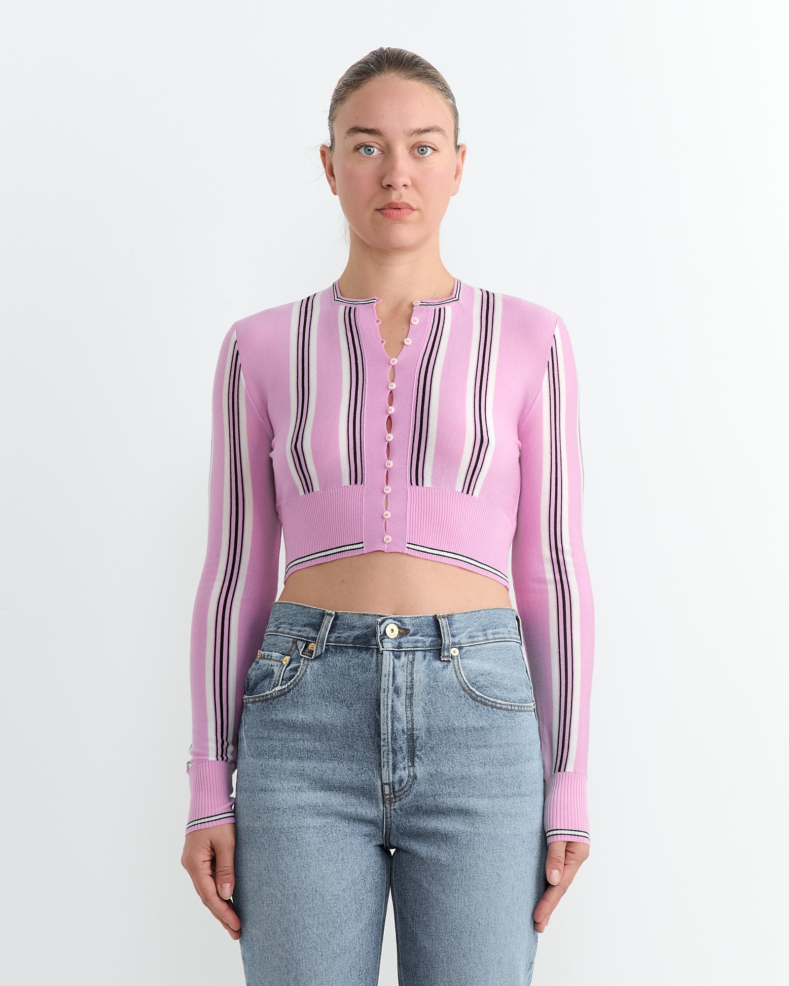 Spiaggia Cardigan in Multi/Pink