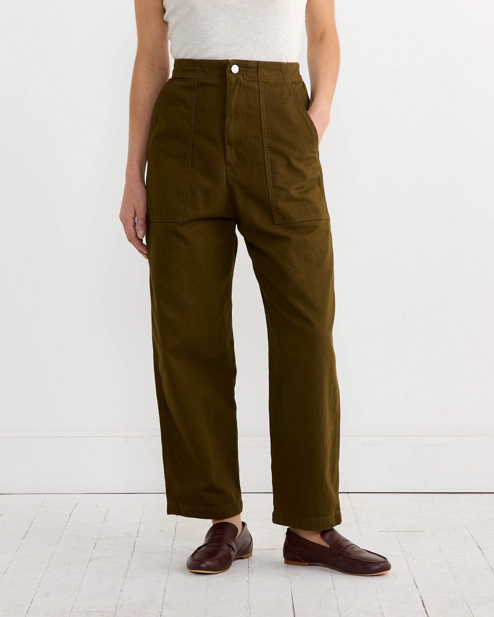 Painter Pant in  Dark Olive