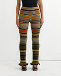 Milo Pleated Knit Trouser in Enno