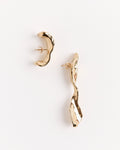 Calamari Set Earrings in Gold Plated Bronze
